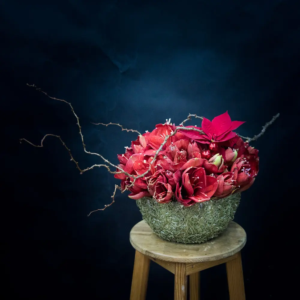 Креатив. Композиция с амариллисами. Ирина Рахуба