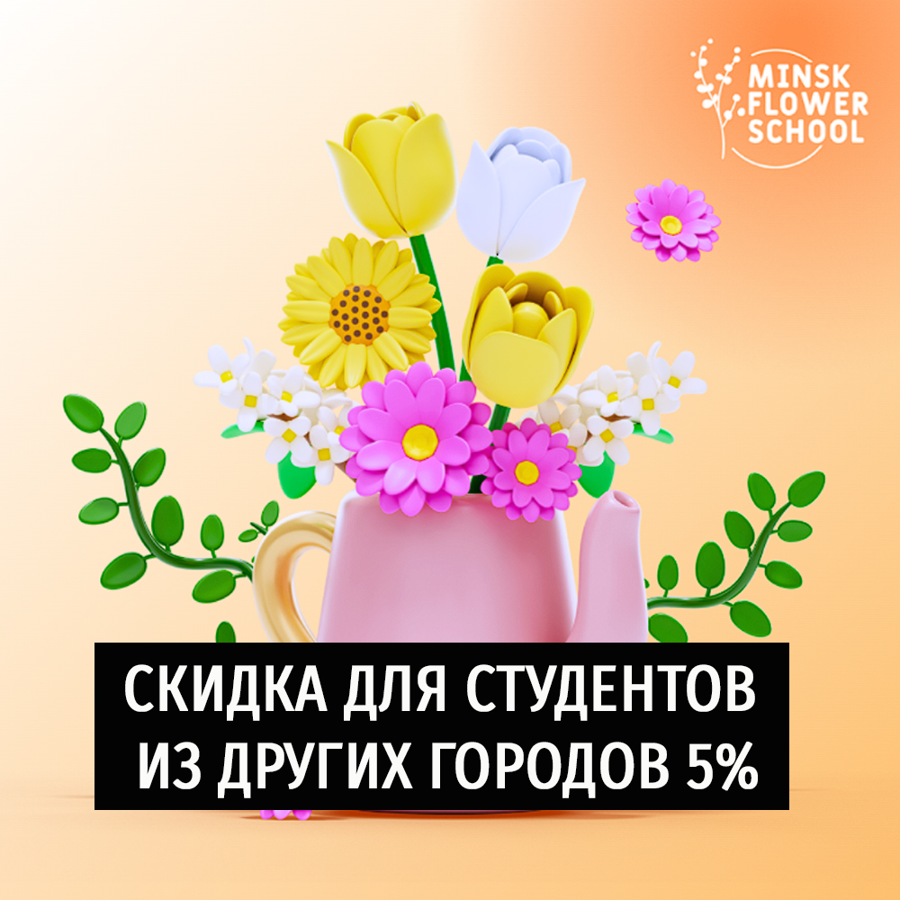 Сидка для студентов из других городов — 5%